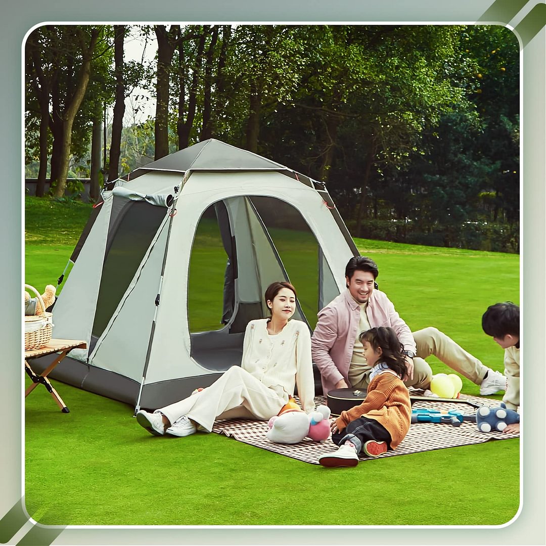 Pop up tent 4 Person Family Camping & Hiking