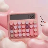 Office voice-controlled large commercial calculator with cute mechanical large buttons