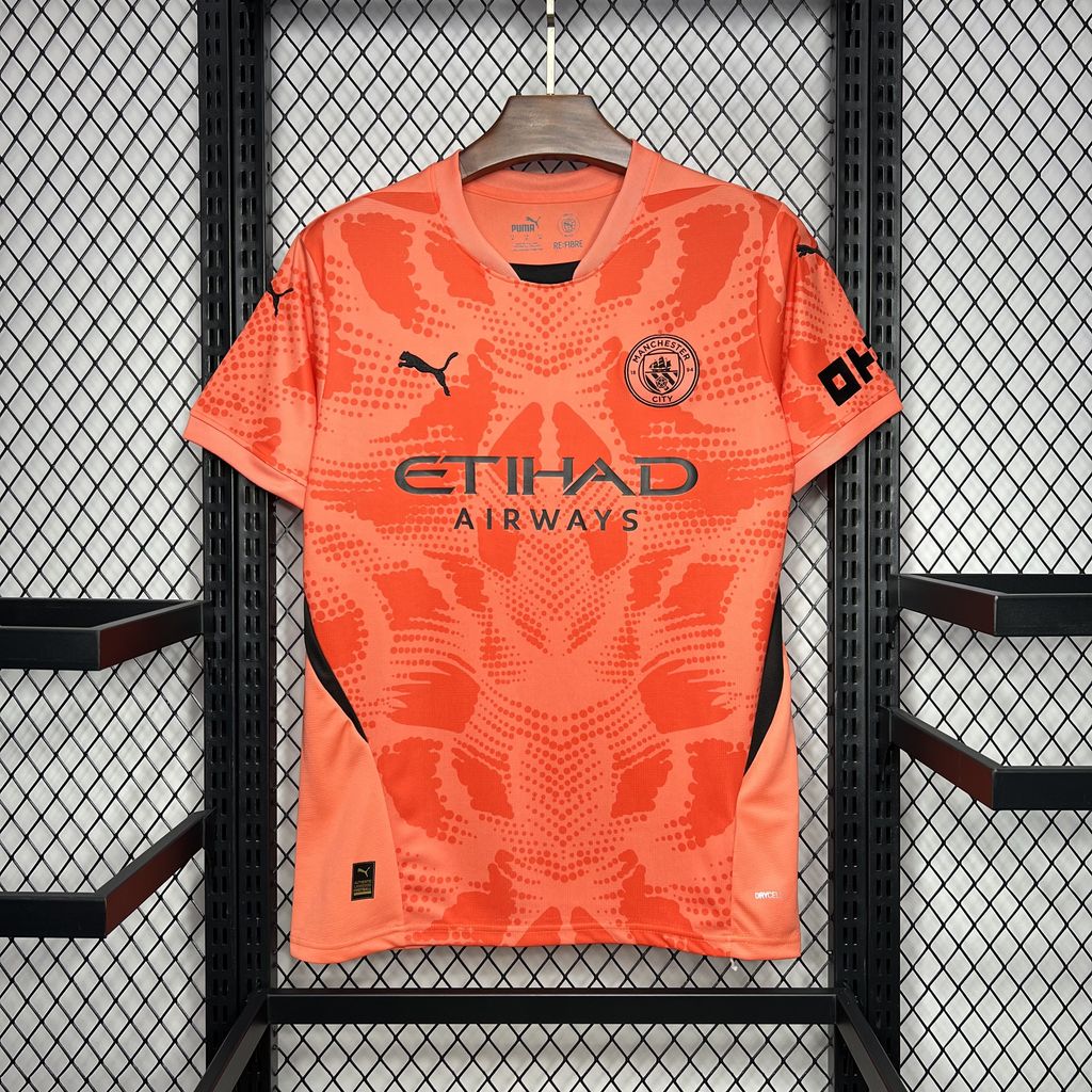 Manchester City 24-25 Orange Goalkeeper Jersey - Fans Version