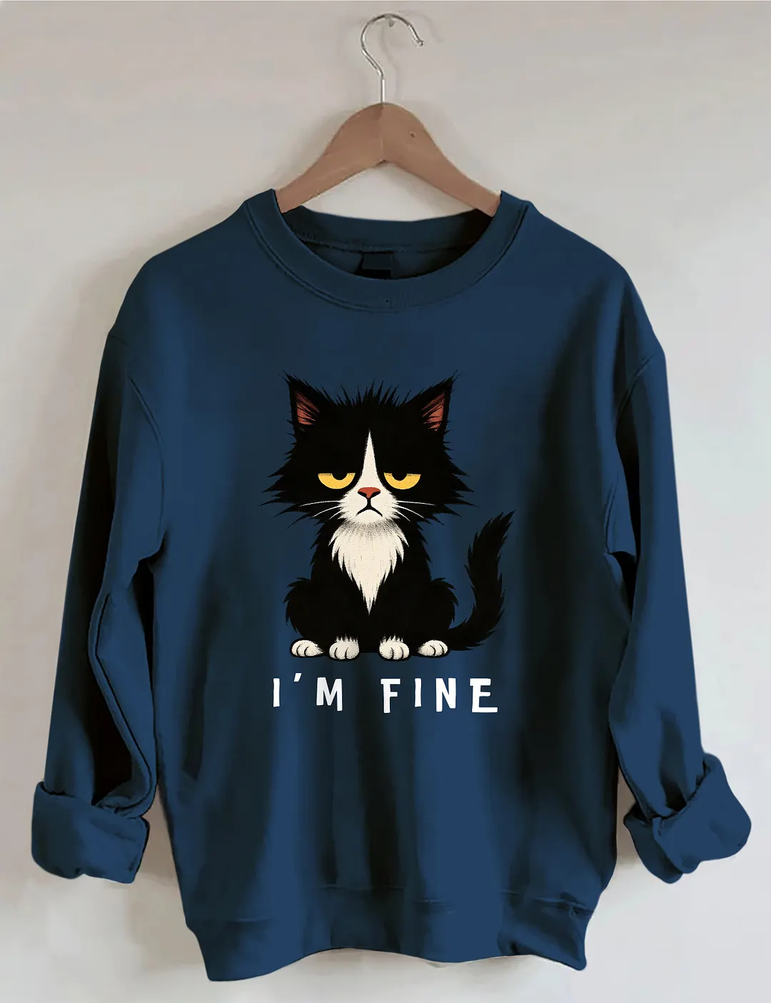 I'm Fine Cat Sweatshirt