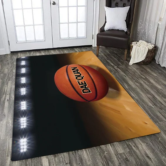 Personalized Basketball Rug|R50