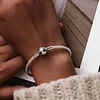 Classic Love Forever Snake Chain Bracelets for Women 925 Sterling Silver