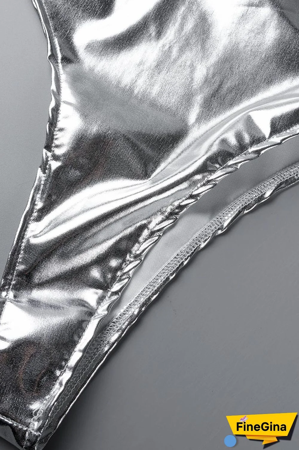 Blue Sexy Solid Patchwork Oblique Collar Sleeveless Two Pieces