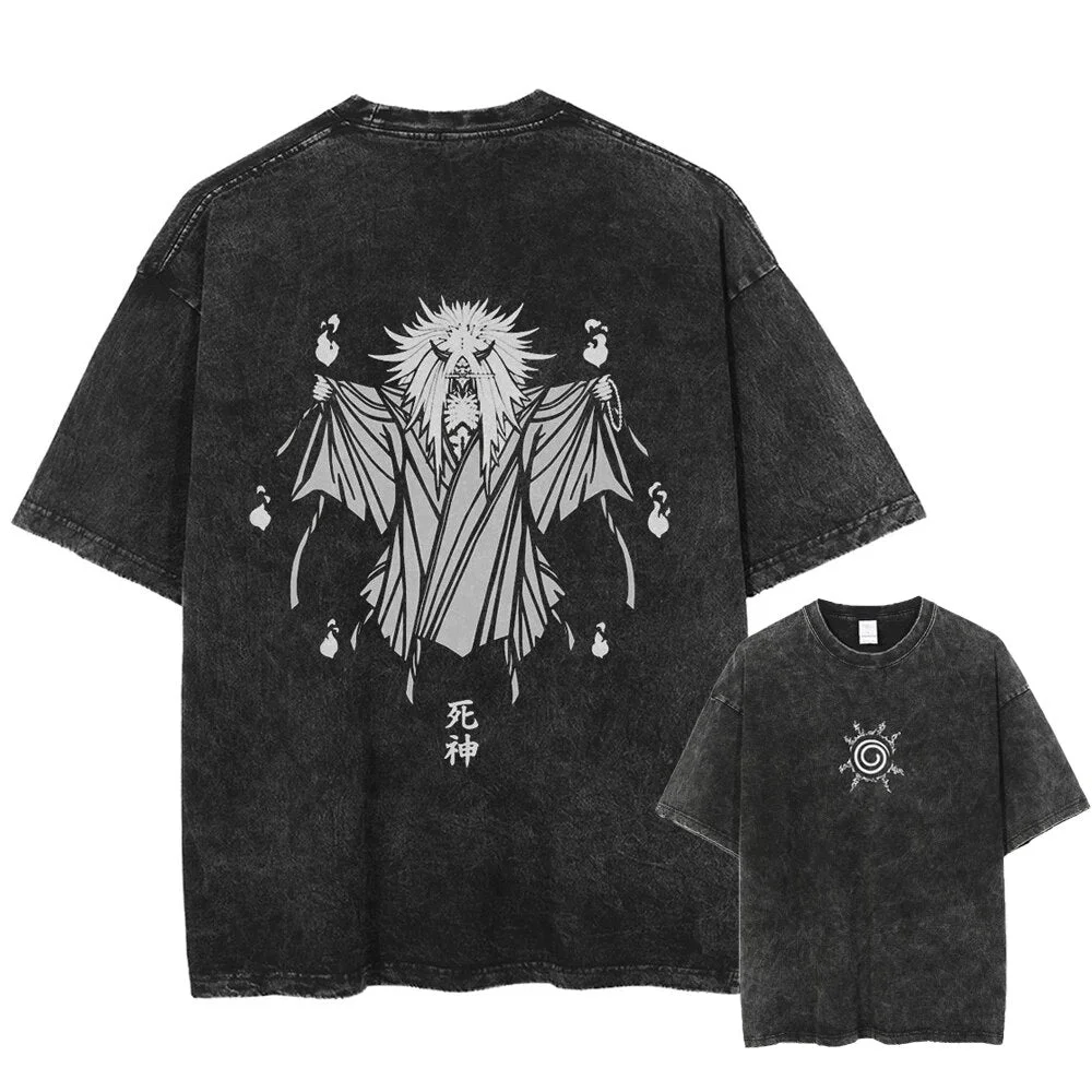 Outletsltd "Demon Seal" 2-Sided Vintage Oversized T Shirt