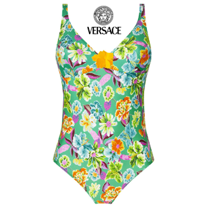 【Versace】Σέξι τυπωμένο κορμάκι μαγιό