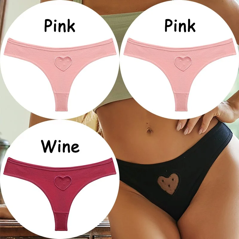 Billionm Lace Panties Cotton Women's Underwear Thong G-String Sexy Lingerie Soft Female Underpants Solid Color Pantys S-XL