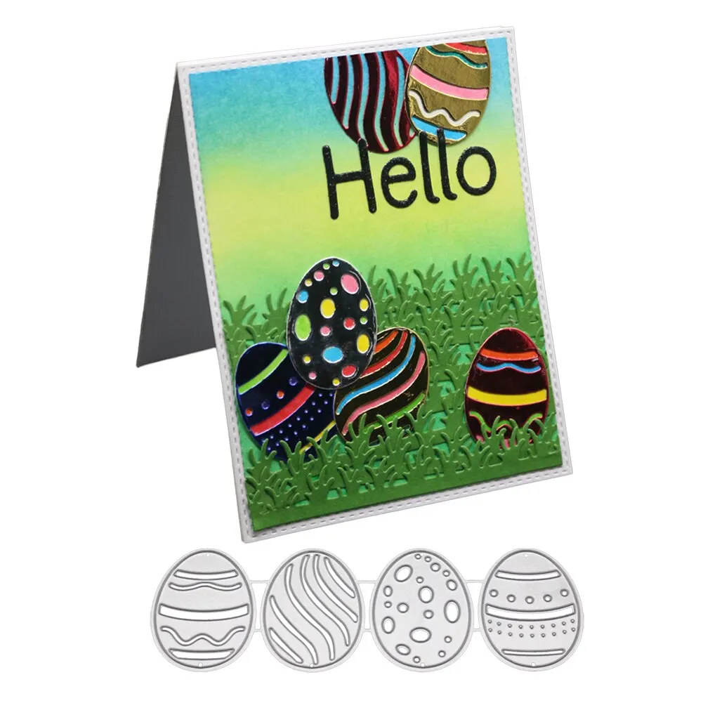 Metal Cutting Dies Egg Frames Scrapbooking For Card Making DIY Embossing Oval Frame Element Stencils Stamps And Dies 2019 New