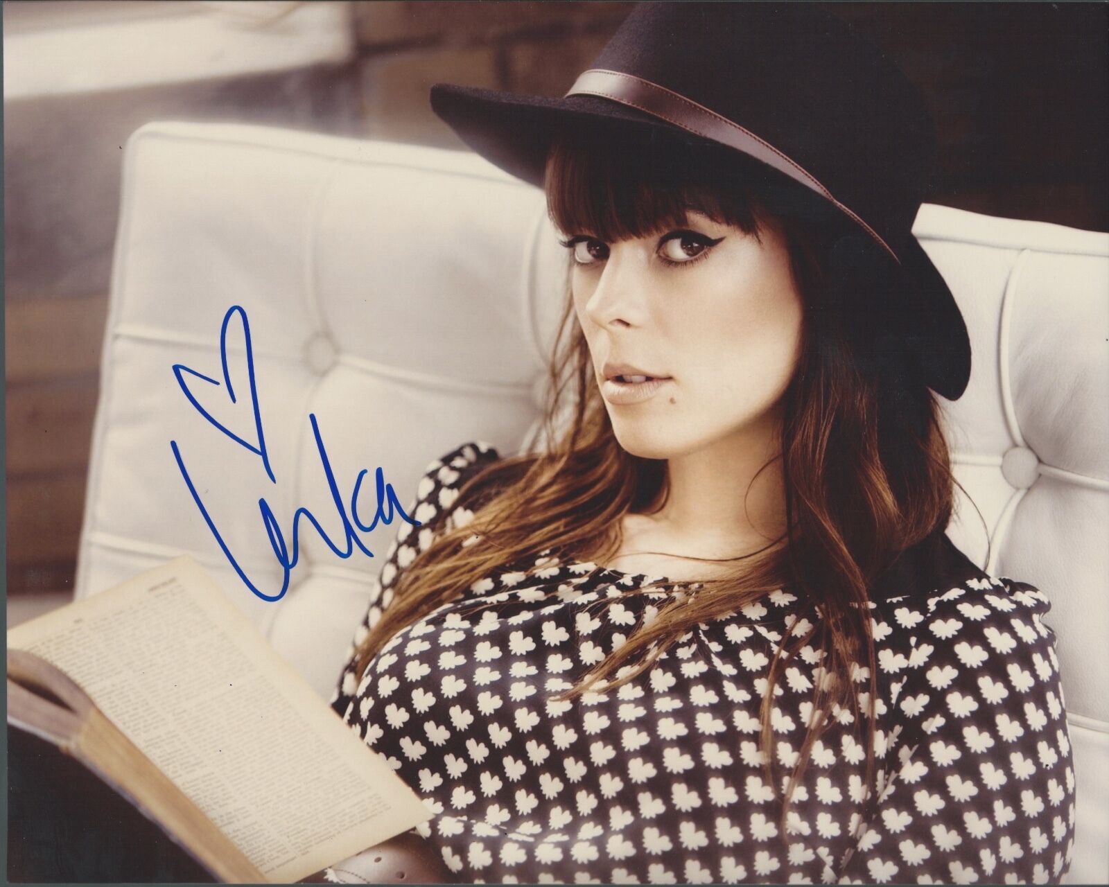 LENKA KRIPAC Signed Autographed 8x10 Photo Poster painting Singer Music Indie Pop Album COA 2