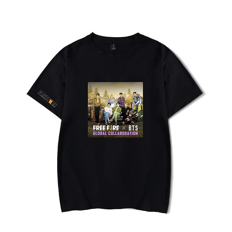 BTS Free Fire Photo T-shirt