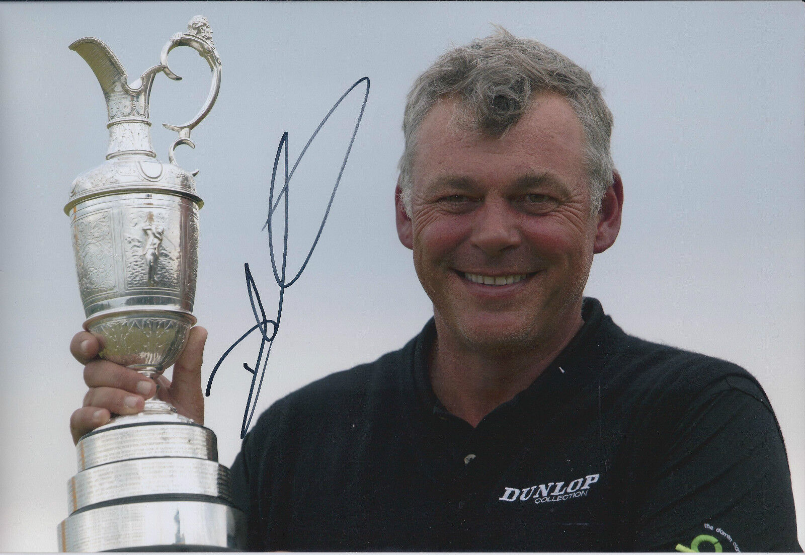 Darren CLARKE Open Champion SIGNED Autograph 12x8 Photo Poster painting AFTAL COA GOLF