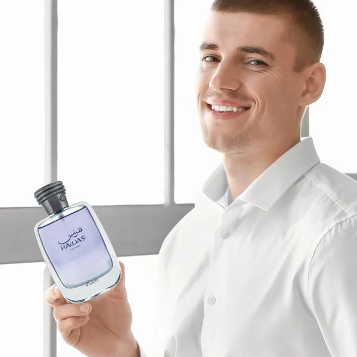 Hawas for Men Eau De Parfum Spray-100ML(3.4 oz) by Rasasi | Long Lasting, perfume formen.