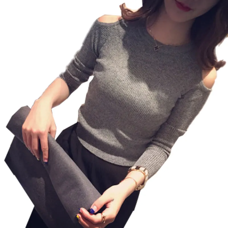 Uveng Uveng 2023 Korean Version Of The Sleeve Slim Short Thread Tight Bottom Small Shirt Women Long Sleeve T-Shirt Women Shoulder Thin