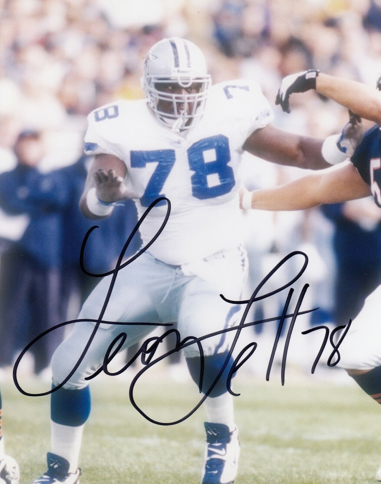 Leon Lett #0 8x10 Signed Photo Poster painting w/ COA Dallas Cowboys 033119