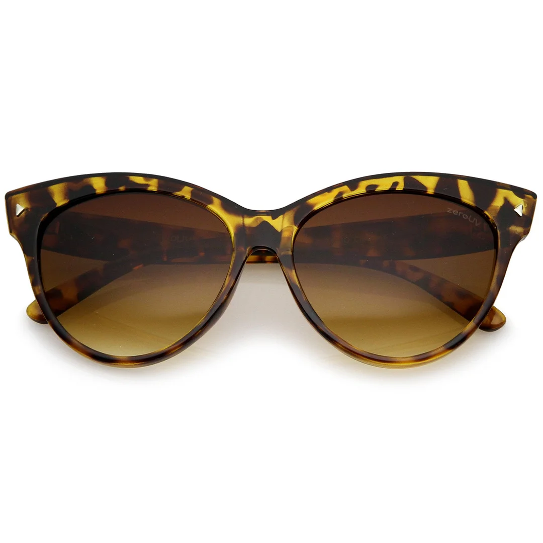 Women's Mod Oversize Horn Rimmed Cat Eye glasses 52mm