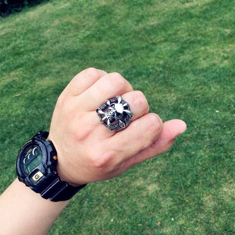 Ethnic Style Skull Titanium Steel Halloween