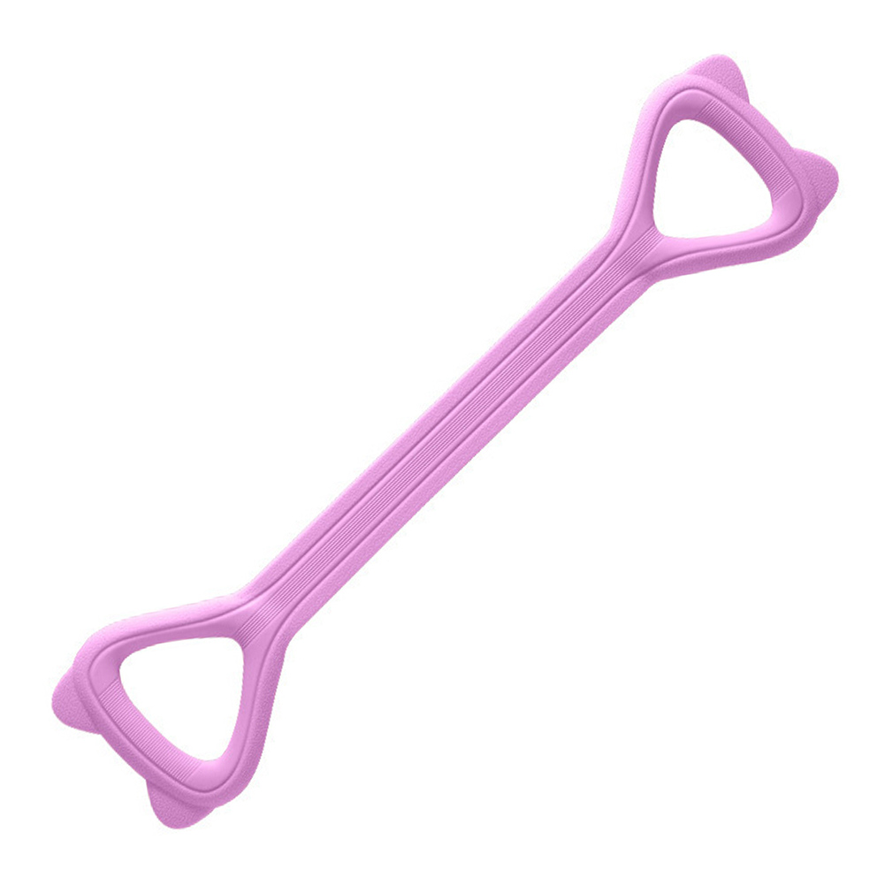 

Exercise Yoga Pilates Resistance Band Training Silicone Pull Rope (Purple, 501 Original