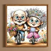 Diamond Painting-DIY Full Round Drill Old Couple