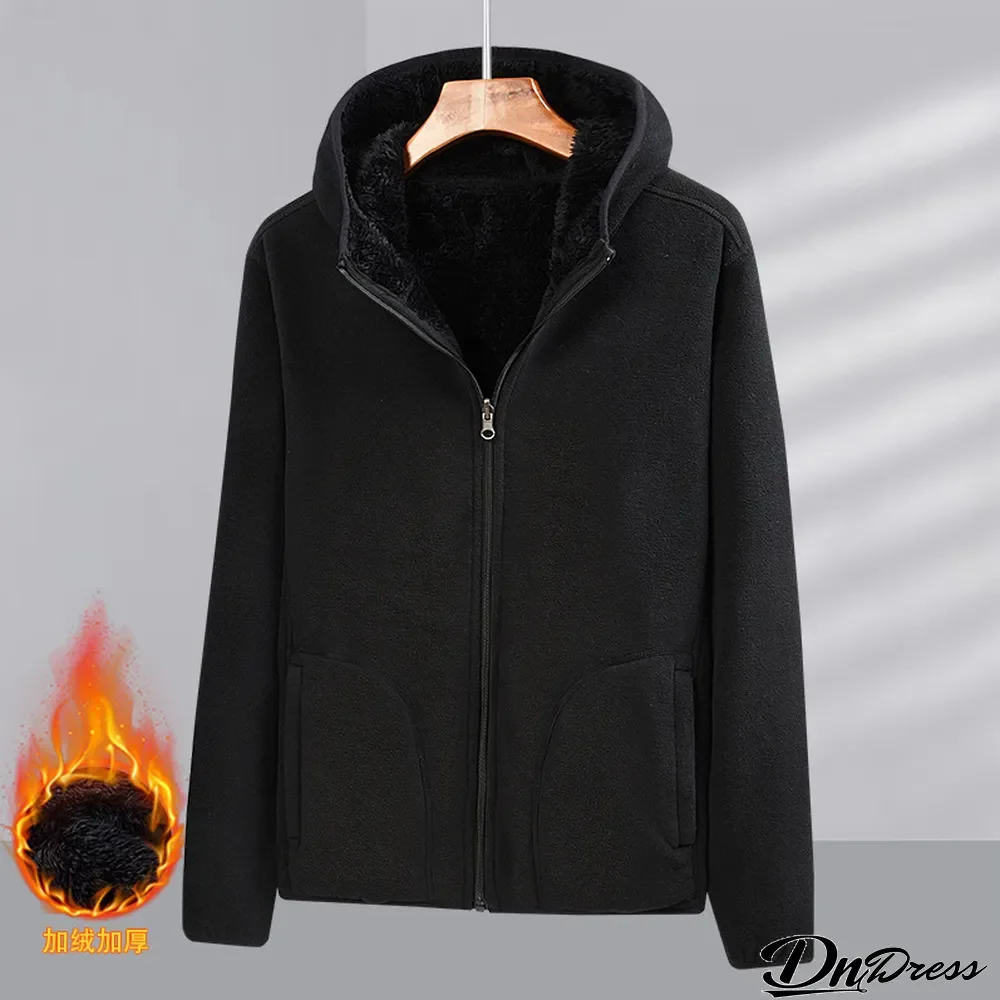 Women Polar Fleece Hooded Jacket