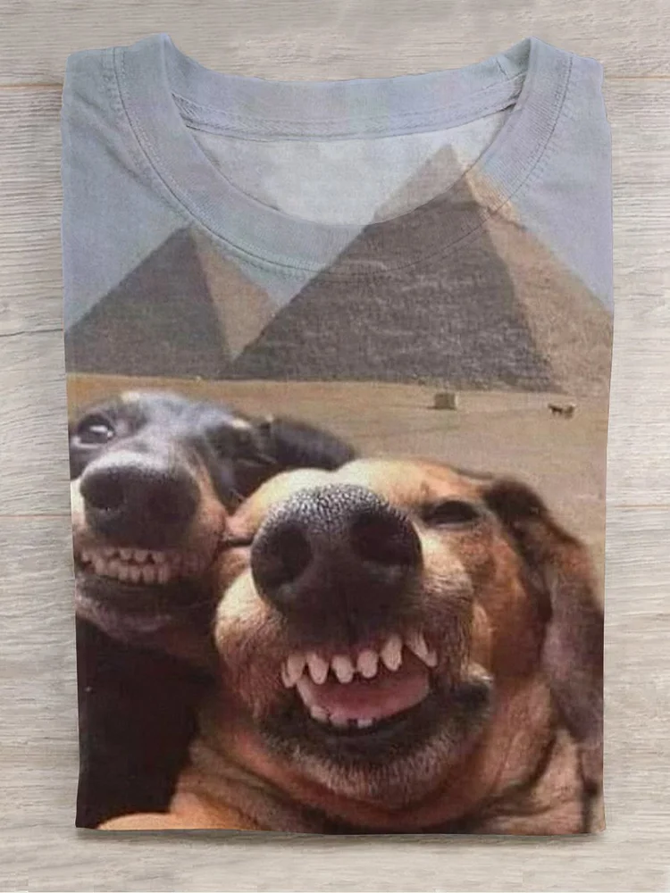 Pyramid Dog T-shirt