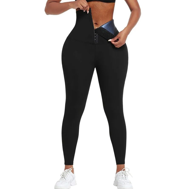 Half Coated Thick High Waist Tummy Control Leggings wearshes