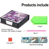 PU 5D Diamond Painting Kit Note Box DIY Diamond Art Notepad Box (Butterfly)