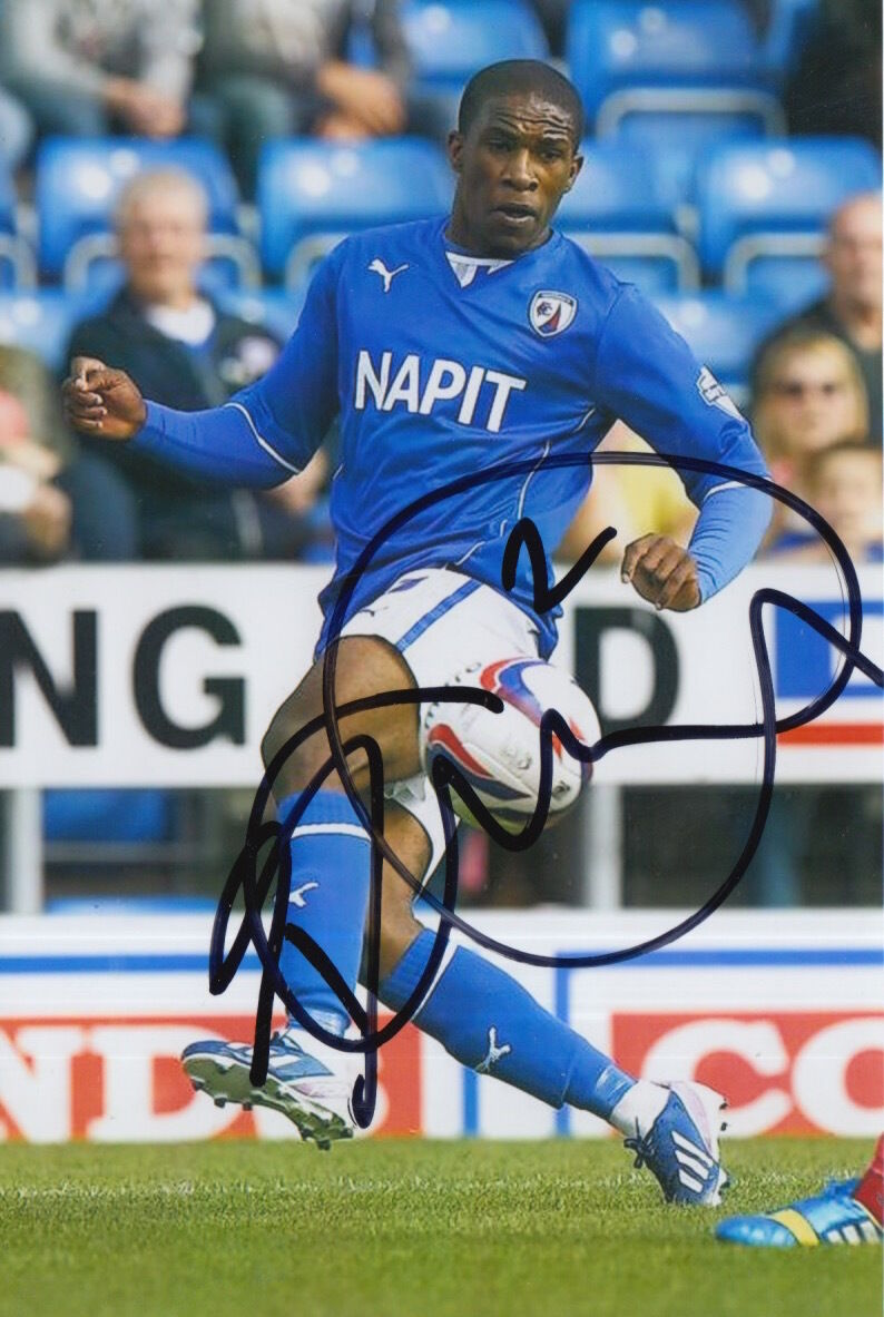 CHESTERFIELD HAND SIGNED TENDAYI DARIKWA 6X4 Photo Poster painting 2.