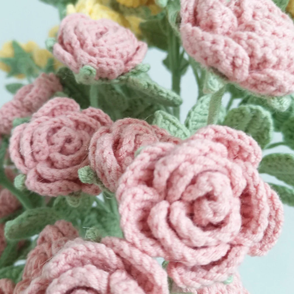Creative Home Decor Crochet Bouquets