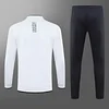 2023/2024 Napoli Long Zipped Jacket White Football Shirt 1:1 Thai Quality Set