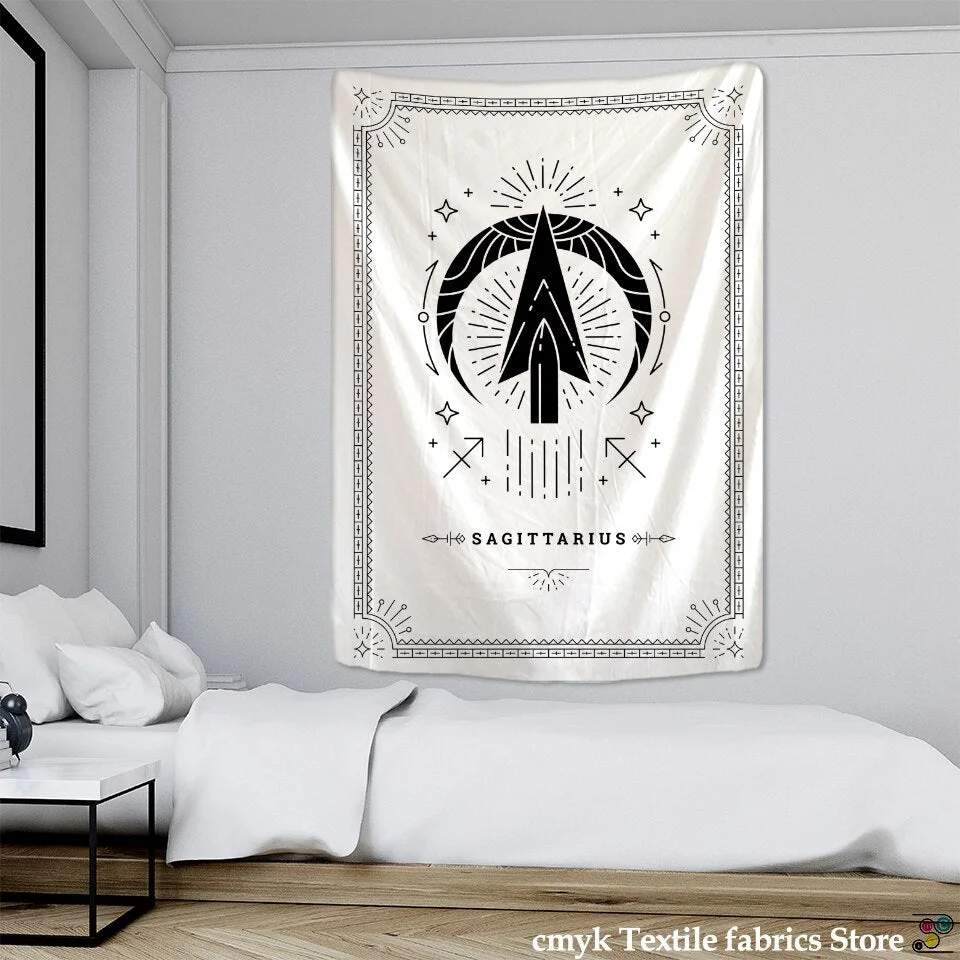 Divination Tarot Tapestry Wall Hanging Constellation Mandala Psychedelic Good Luck Hippie Witchcraft Room Home Decor