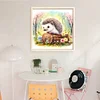 Hedgehog-11CT Stamped Cross Stitch 40*40cm/15.75*15.75in