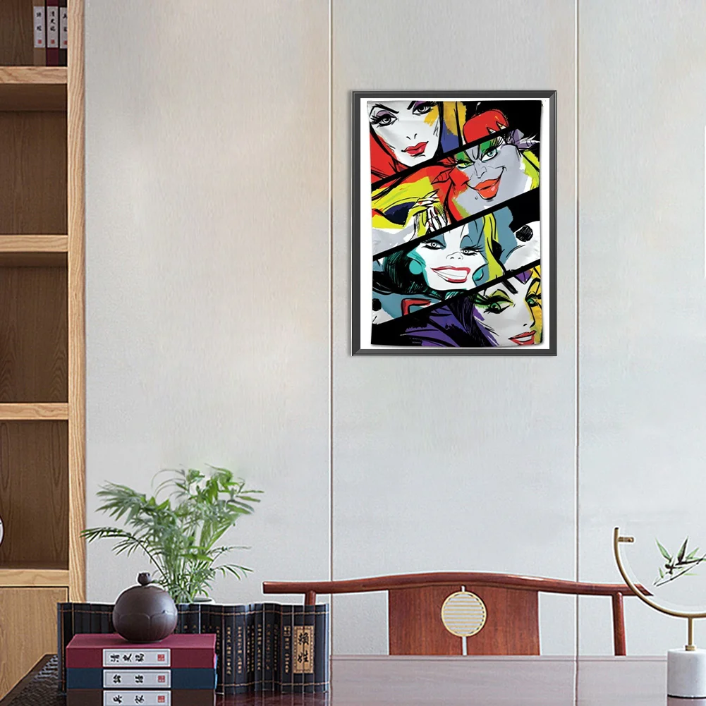 Full Round Diamond Painting 30*40cm - Bad Woman