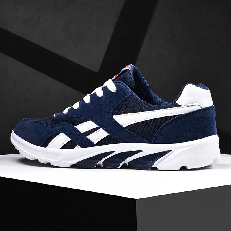 39-48 Men Running Shoes PU Leather Blade Sneakers High Quality Outdoor Light Breathable Sport Athletic Men Shoes Male Sneakers