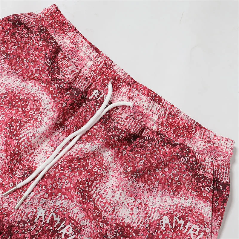 AMIRI 2023 new silk short-sleeved shirt