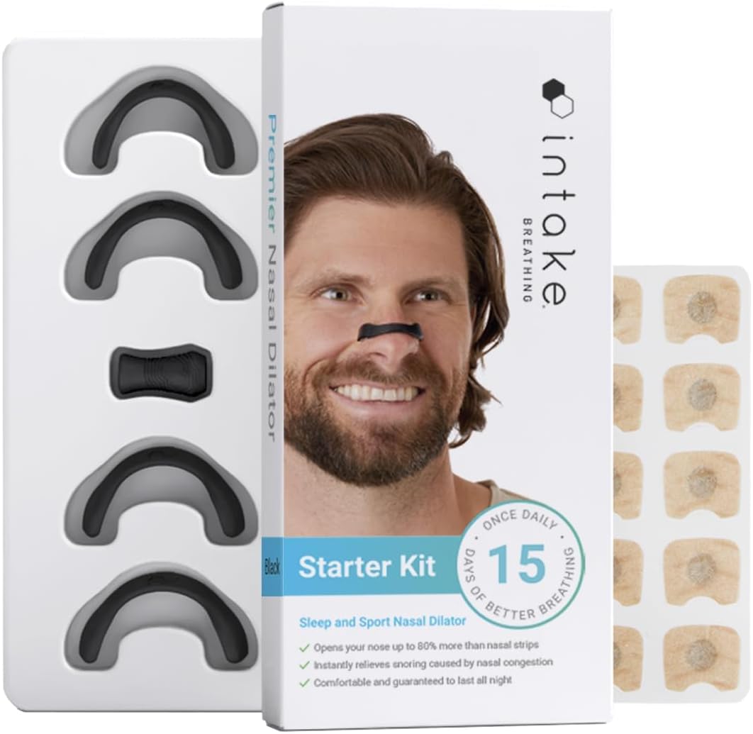 Intake Breathing Magnetic Nasal Strip Starter Kit