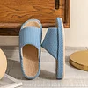 Gioiacombo&trade; Pantofole di lino per la casa delle coppie con suola spessa