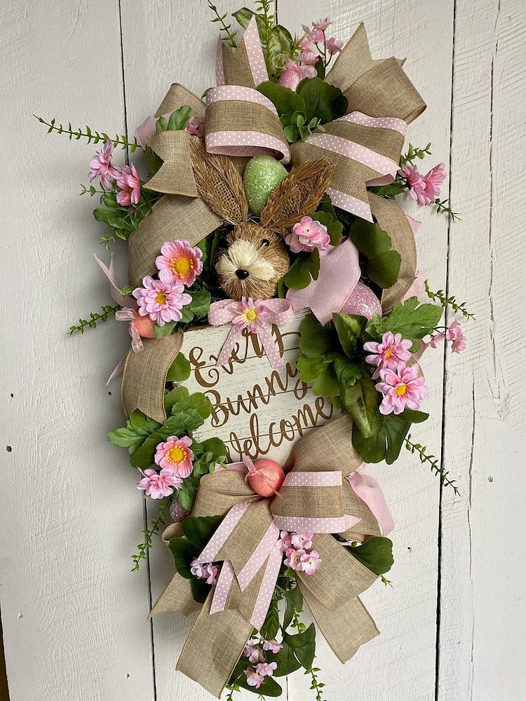 2022 New Easter Decoration - Easter door swag