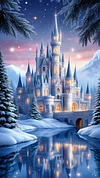Luxury AB Velvet Diamond Painting Kit - Castle