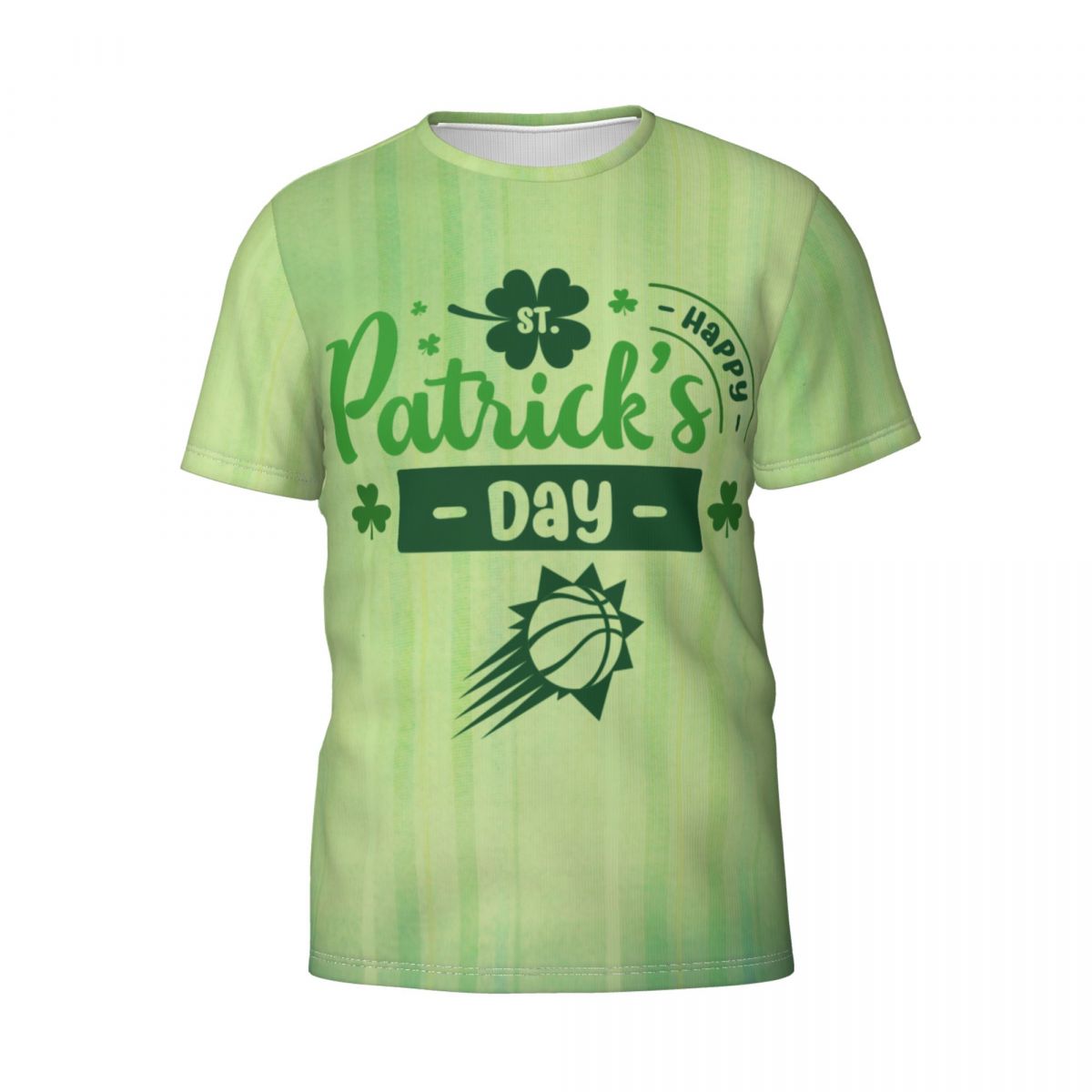 Phoenix Suns Happy Patrick's Day Quote Printed Men's T-Shirt