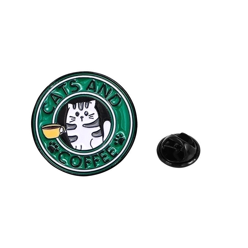 Cartoon Style Cute Cat Alloy Women’s Brooches