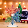 DIY Snowflake Diamond Painting Acrylic Desktop Ornaments