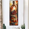(30*90cm)House Scenery Glass Bottle - Full Round Drill Diamond Painting