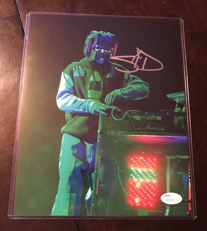 SID WILSON #0 signed SLIPKNOT 8X10 AUTOGRAPHED Photo Poster painting JSA Q00535