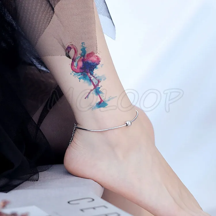 Water Transfer Sexy Tattoo Swallow Bird Tattoo Body Art Waterproof Temporary Fake Flash Tattoo for Man Woman Kid 10.5*6cm