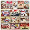 14pcs - Esso Gas Station Series - Vintage Metal Signs(8*12Inch)