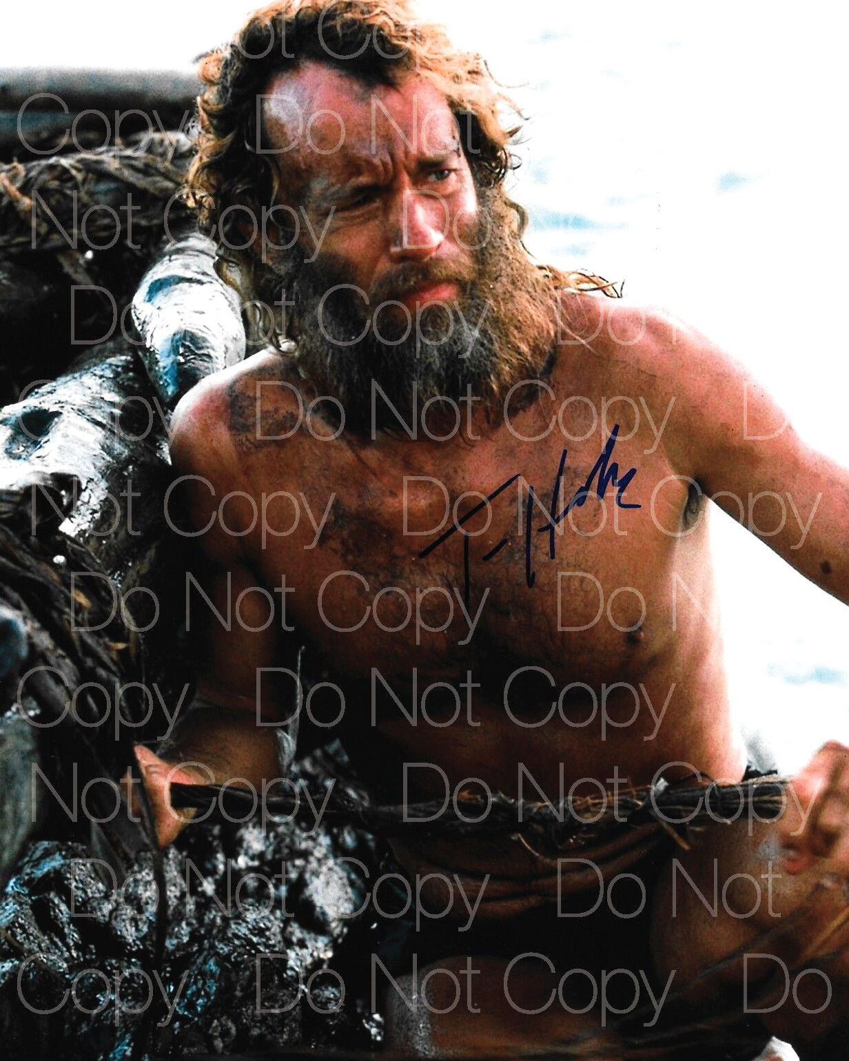 Cast Away signed Photo Poster painting Tom Hanks 8X10 poster picture autograph RP