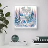 Christmas Elk - Diamond Painting - Full Round Drill (Canvas|30*30cm)