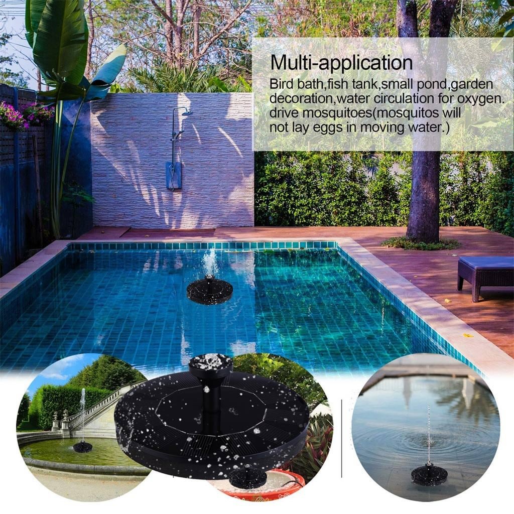 Garden Solar Powered Fountain Pump