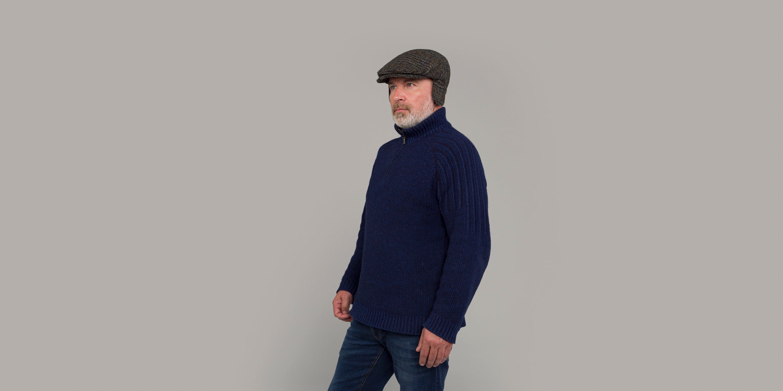 Vintage Cap Ear Flap Tweed