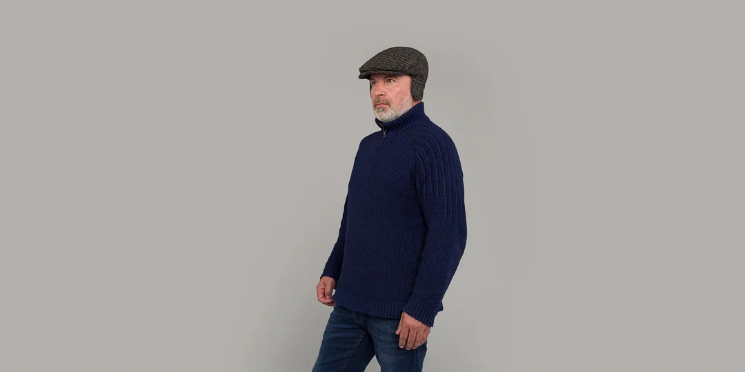 Vintage Cap Ear Flap Tweed