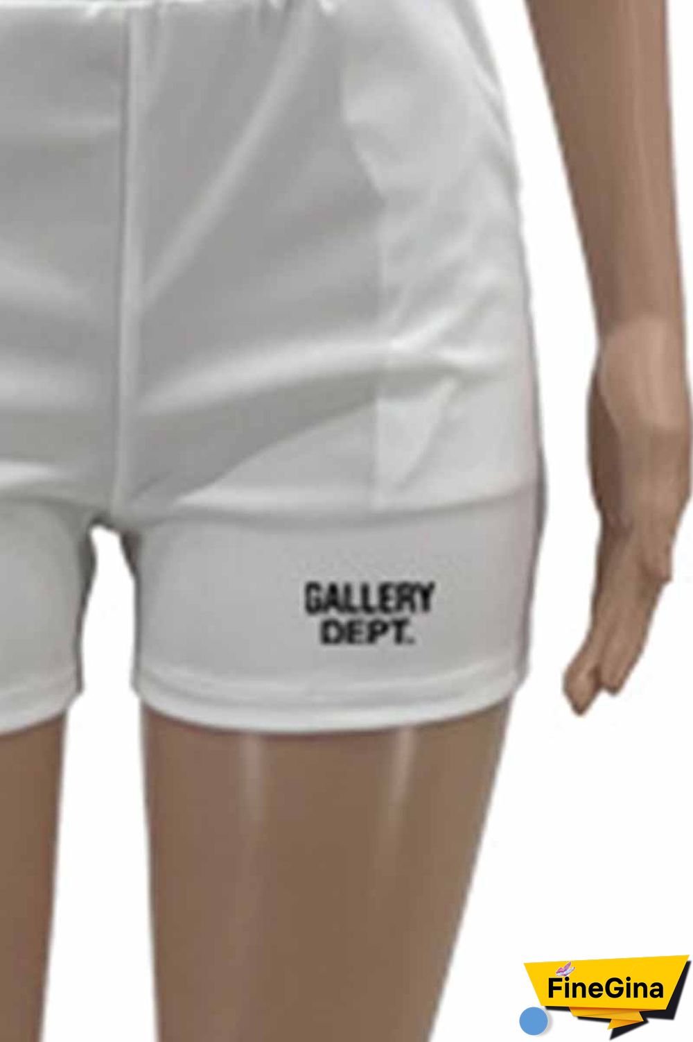 Blue Street Print Letter Turndown Collar Short Sleeve Two Pieces